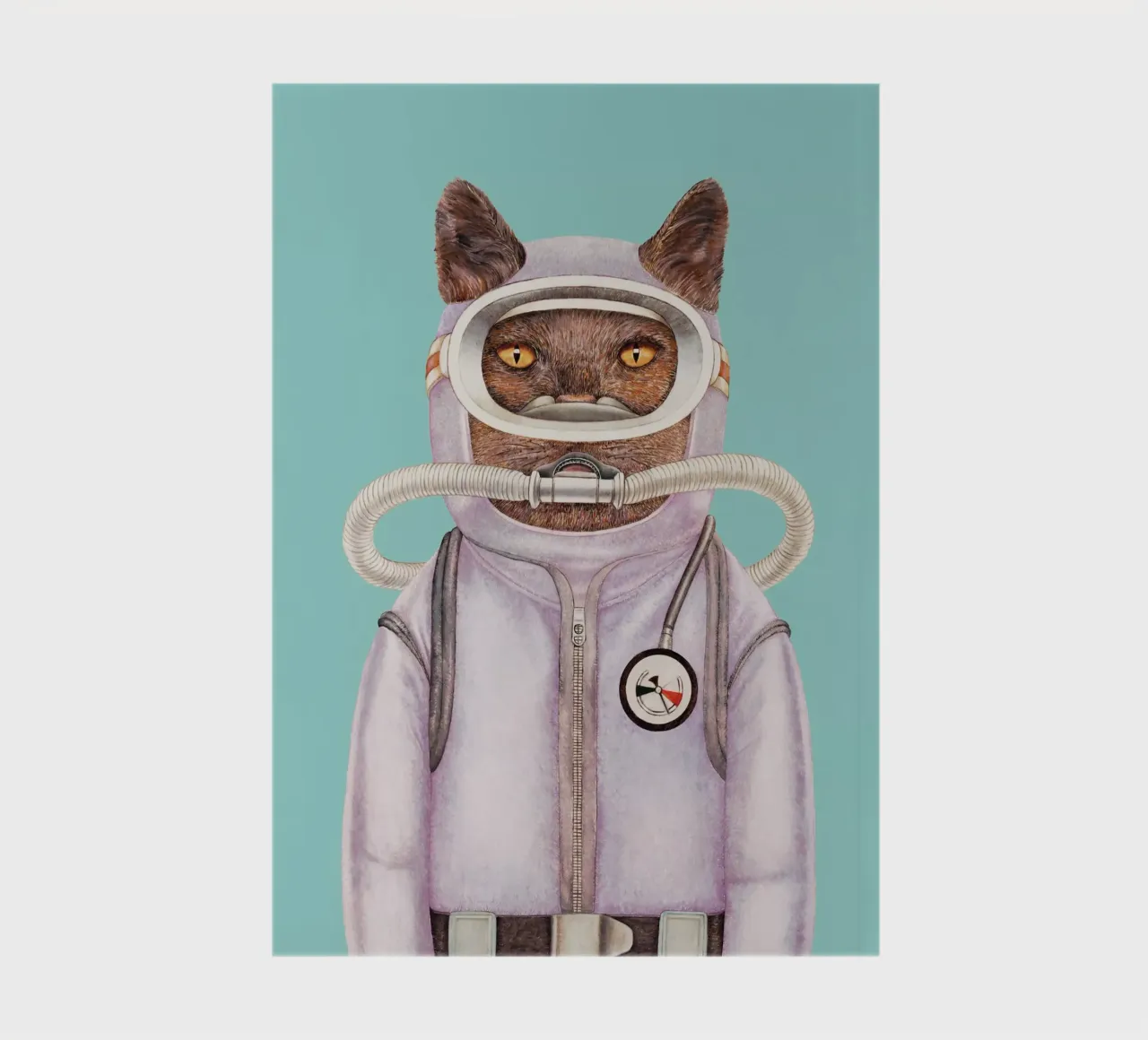 Scuba Cat notebook by Animal Crew