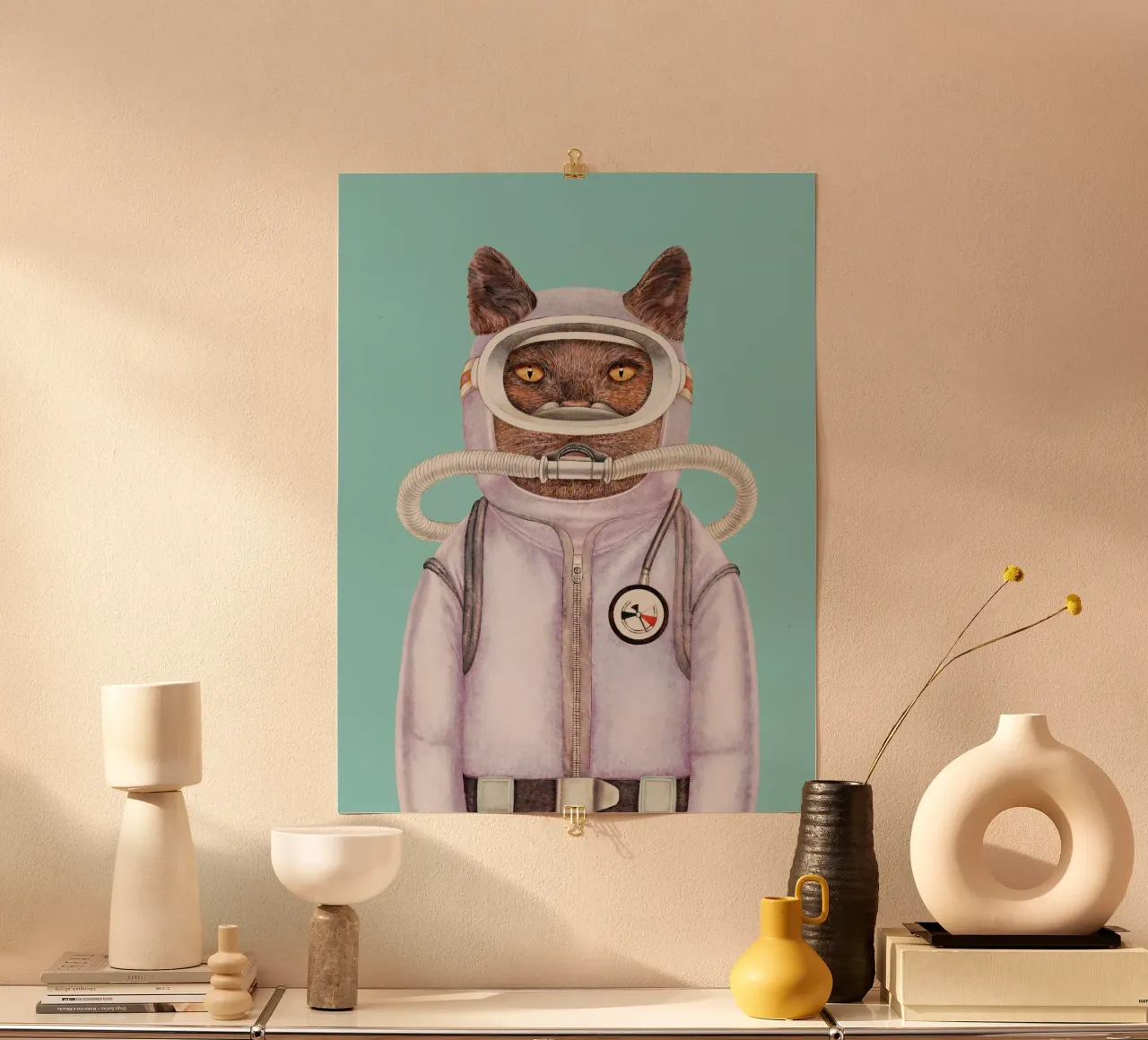 Gatto subacqueo poster da Animal Crew