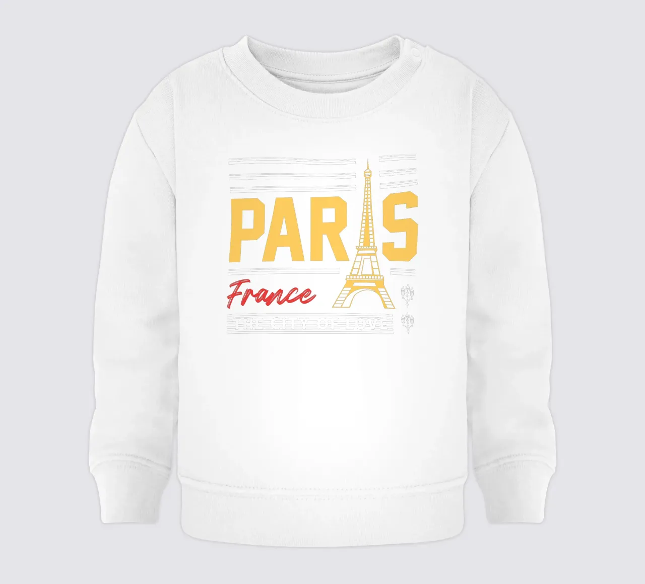 Parigi-Francia arte classica design felpa neonato da rivariahill