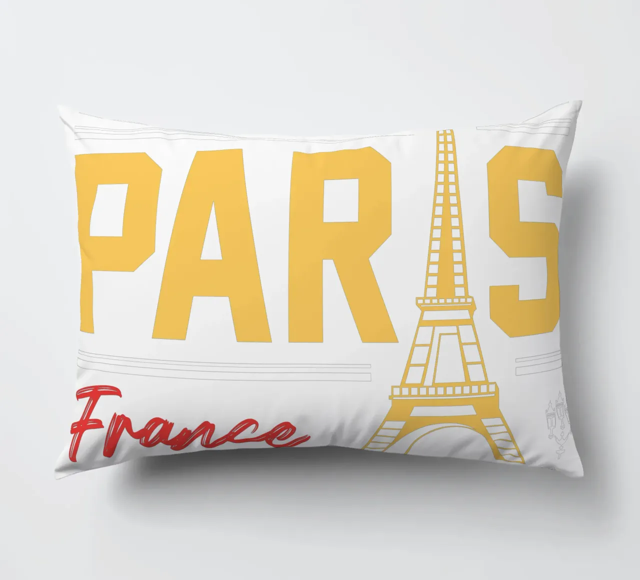 Parigi-Francia arte classica design cuscino da rivariahill