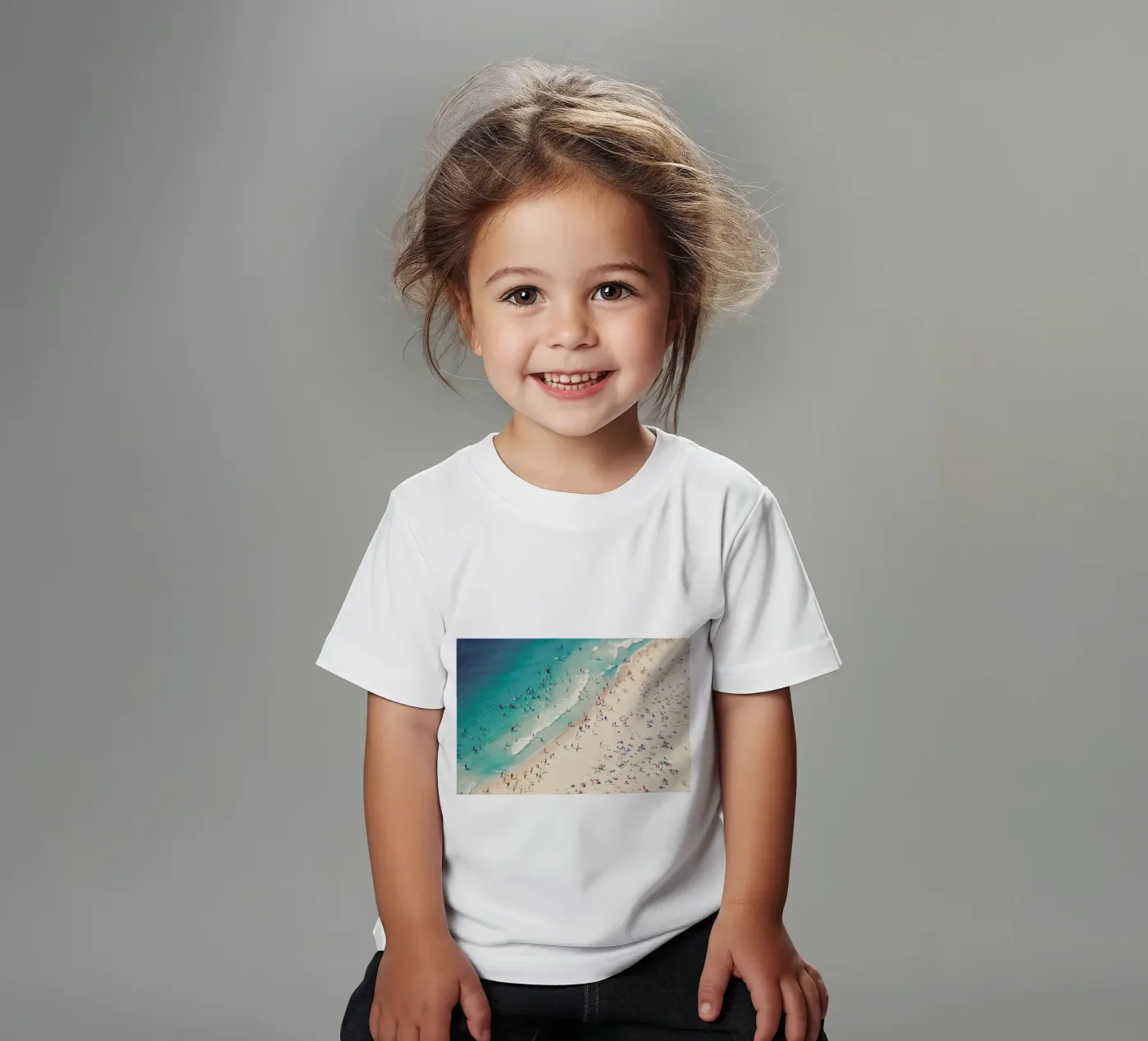 Beach Fun t-shirt bambini da Ingrid Beddoes