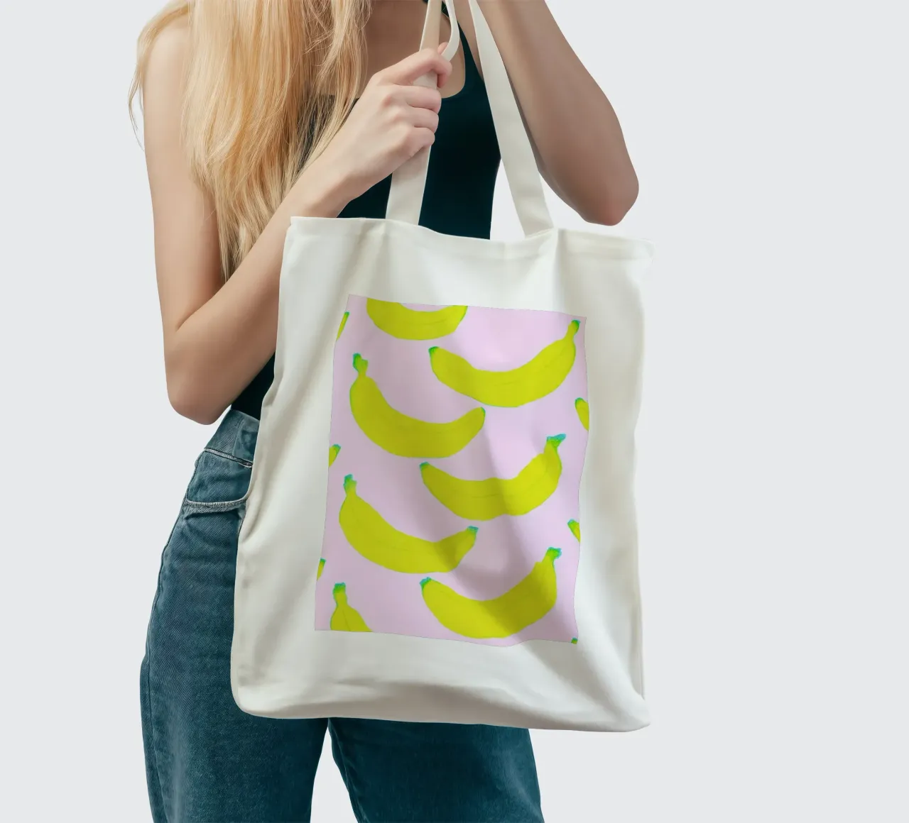 Spontaneous Bananas tote bag by Natalie Foss