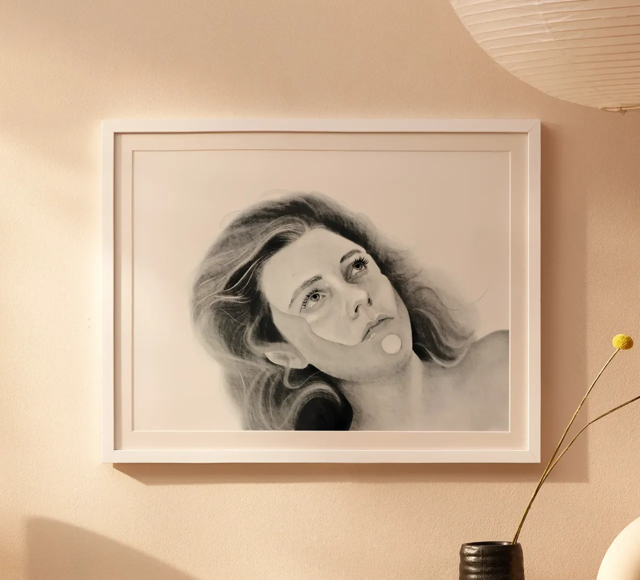 Frances Ha poster con telaio in legno da heiyoum