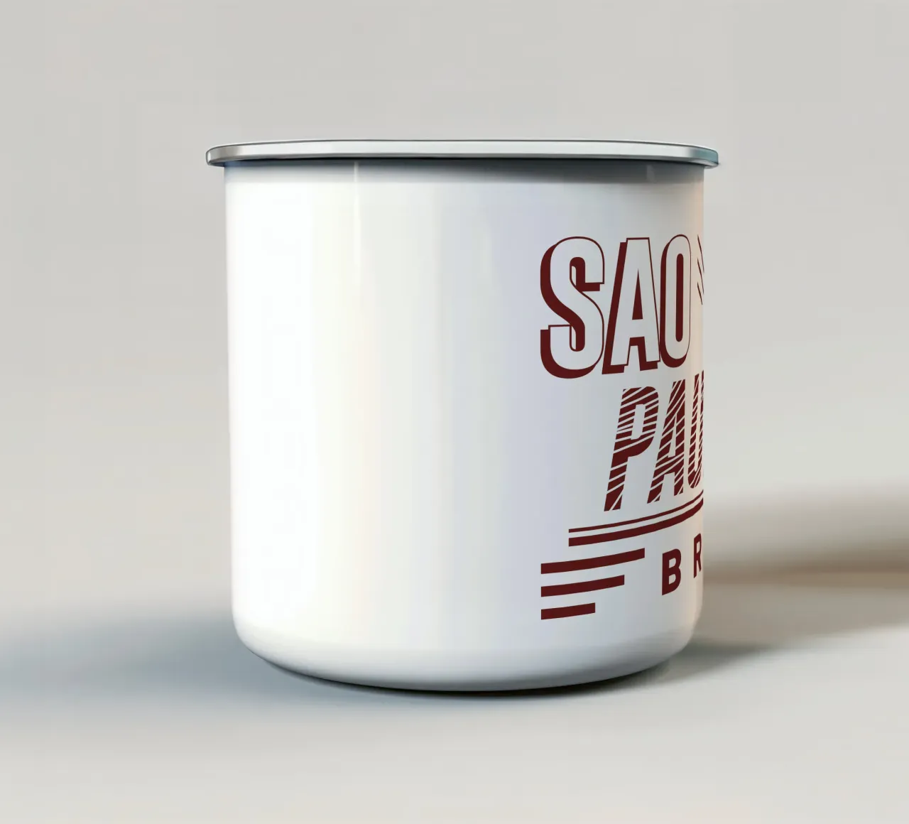 Saopaolo Brasile design classico tazza in smalto da rivariahill