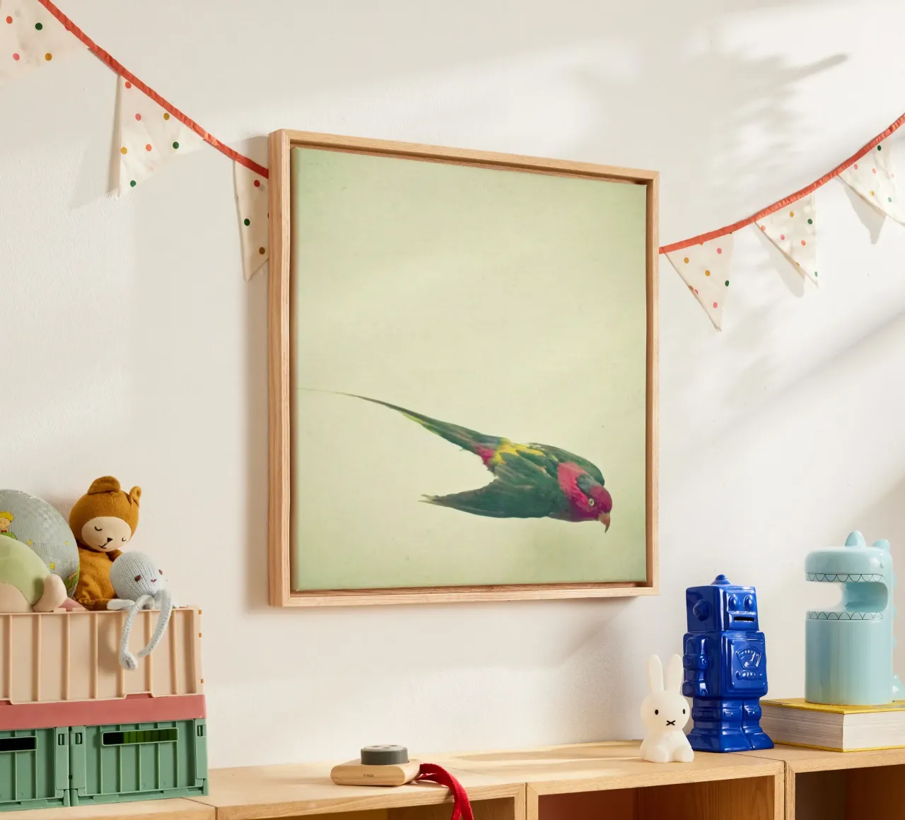 Studio degli uccelli #4 tela con Cornice a cassetta da Cassia Beck Photography