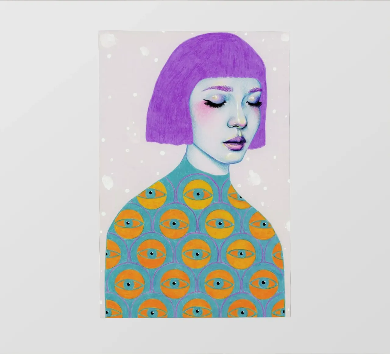 The Observer pellicola backlit da Natalie Foss