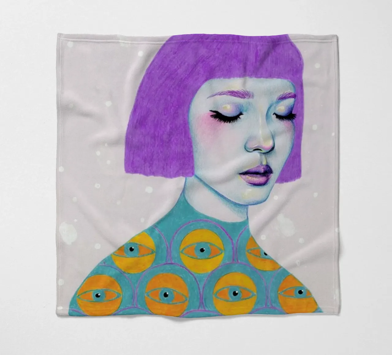 The Observer Fleecedecke von Natalie Foss