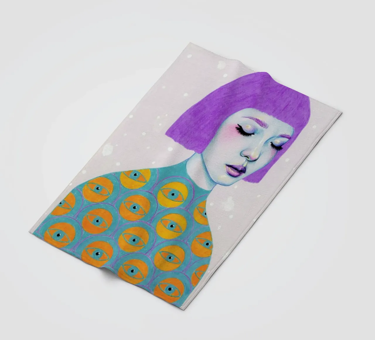 The Observer Fleecedecke von Natalie Foss