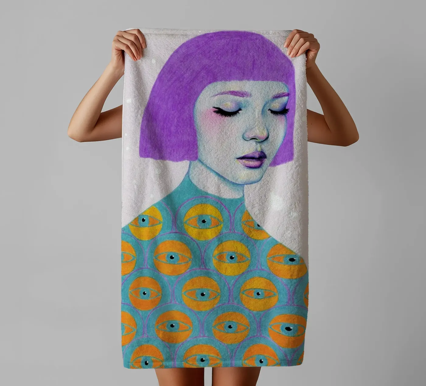 The Observer towel by Natalie Foss