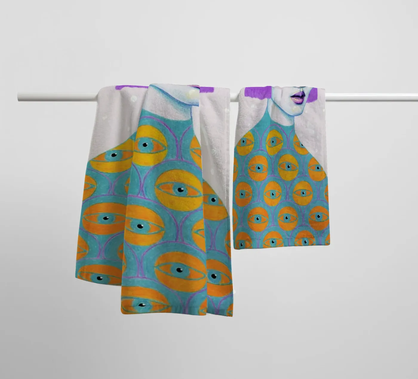 The Observer towel by Natalie Foss