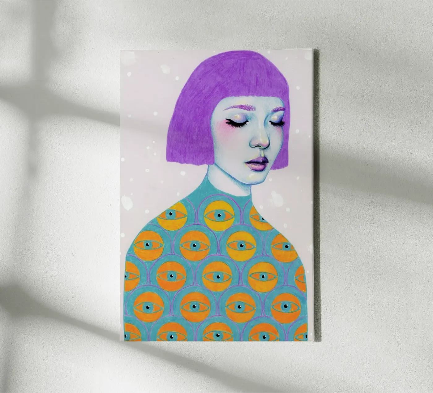 The Observer canvas van Natalie Foss