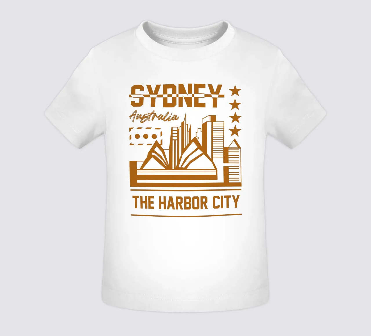 Sydney Australien Klassisches Kunstdesign Baby T-Shirt von rivariahill