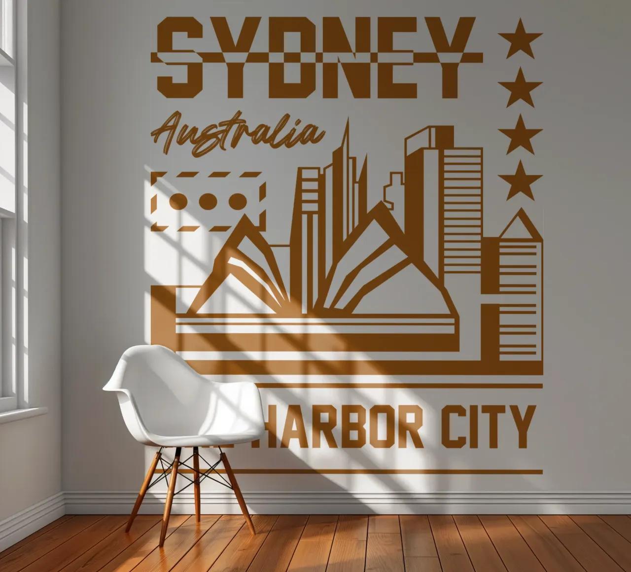 Sydney Australia diseño artístico clásico papel para pared de rivariahill
