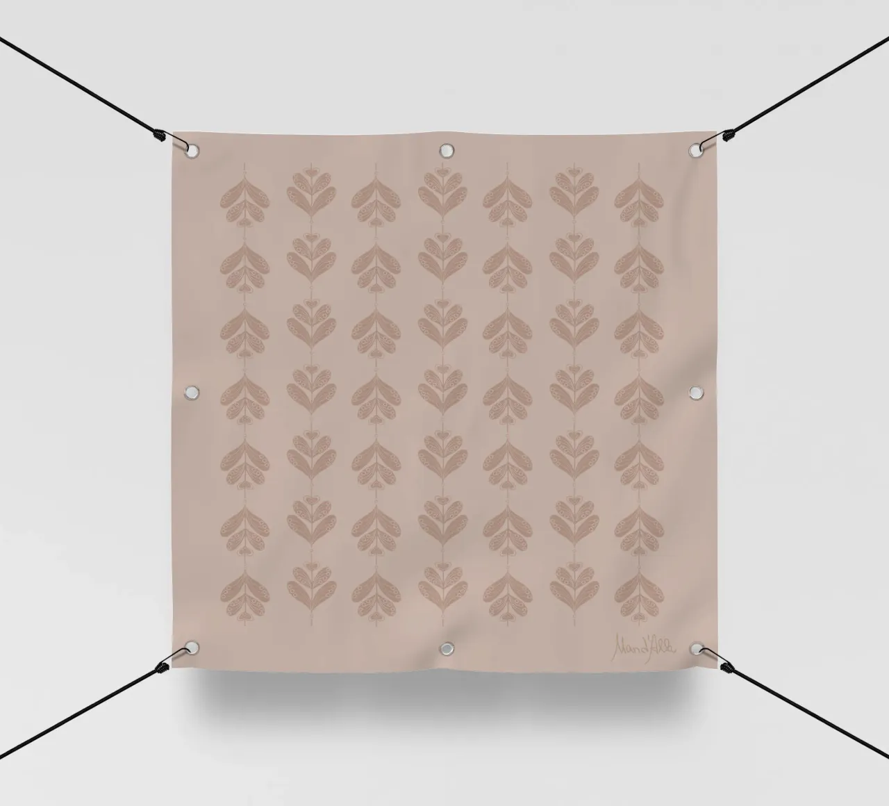 Neutral flow telo in pvc da Mandalla Pattern