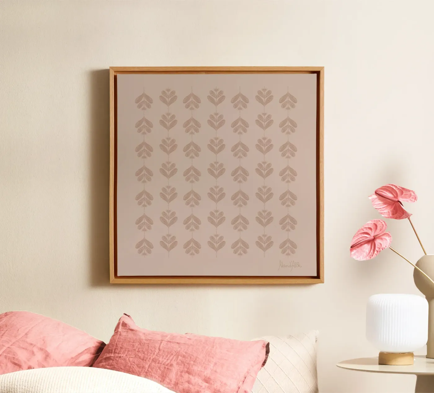 Neutral flow tela da Mandalla Pattern