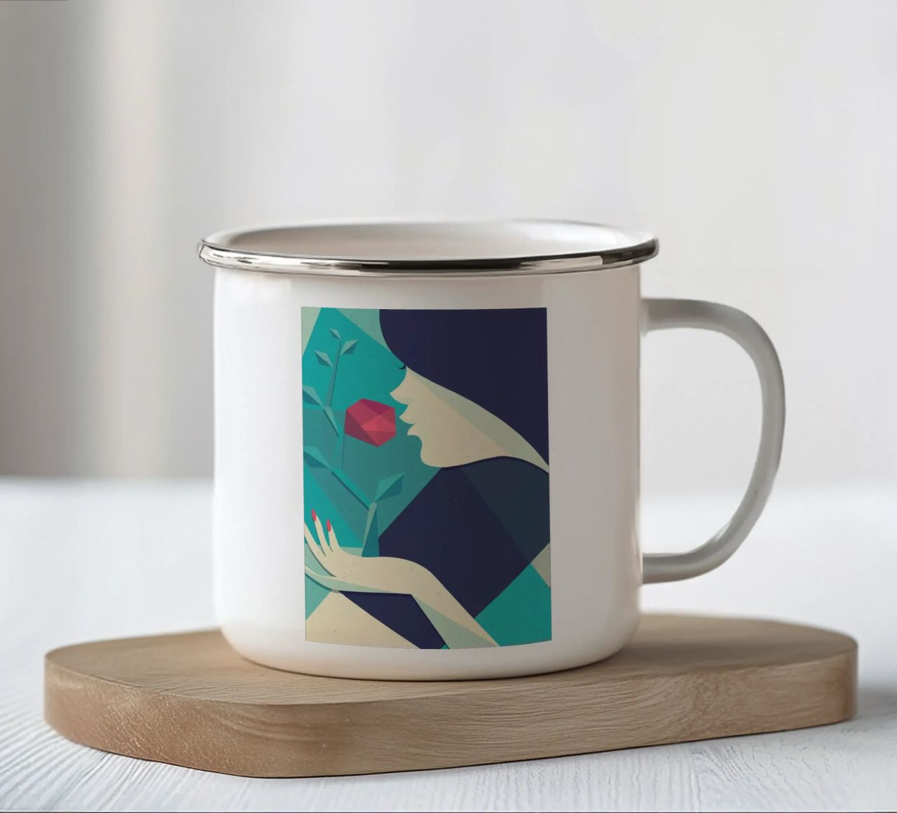 Virgo tazza in smalto da Pietari Posti