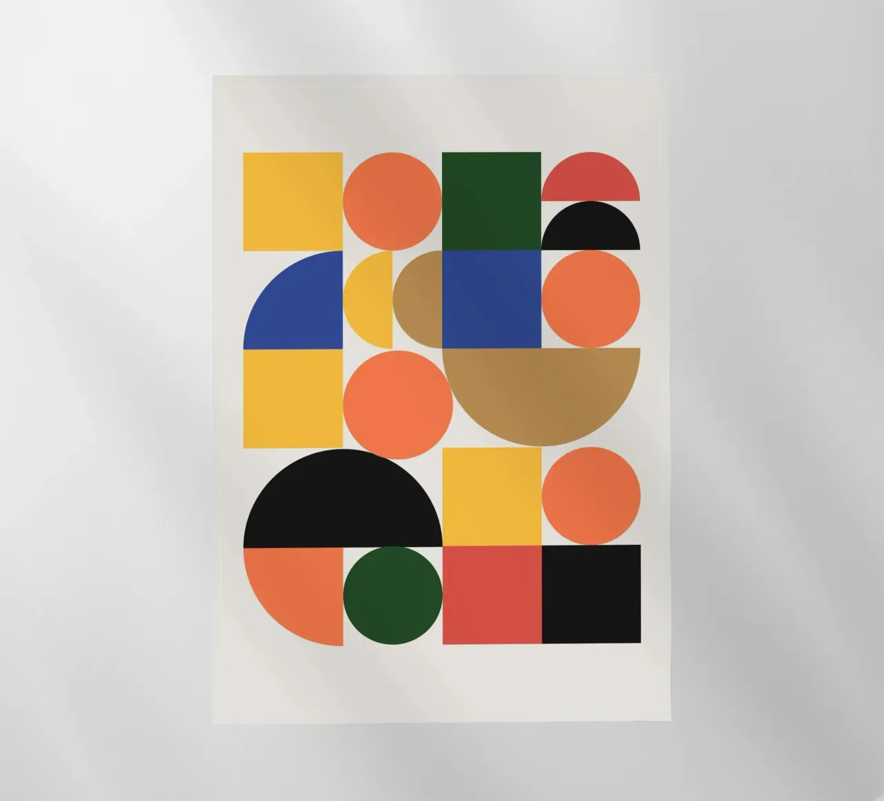 Astratto Boho metà secolo Pattern 25 pellicola backlit da Paigaam Studio