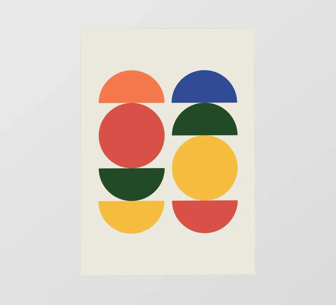 Astratto Boho metà secolo Pattern 26 pellicola backlit da Paigaam Studio