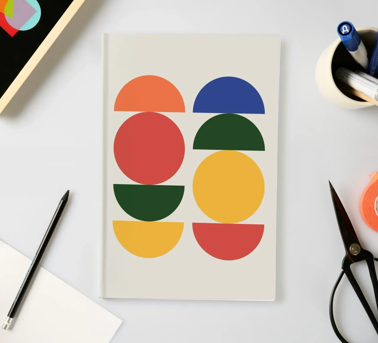 Astratto Boho metà secolo Pattern 26 diario da Paigaam Studio