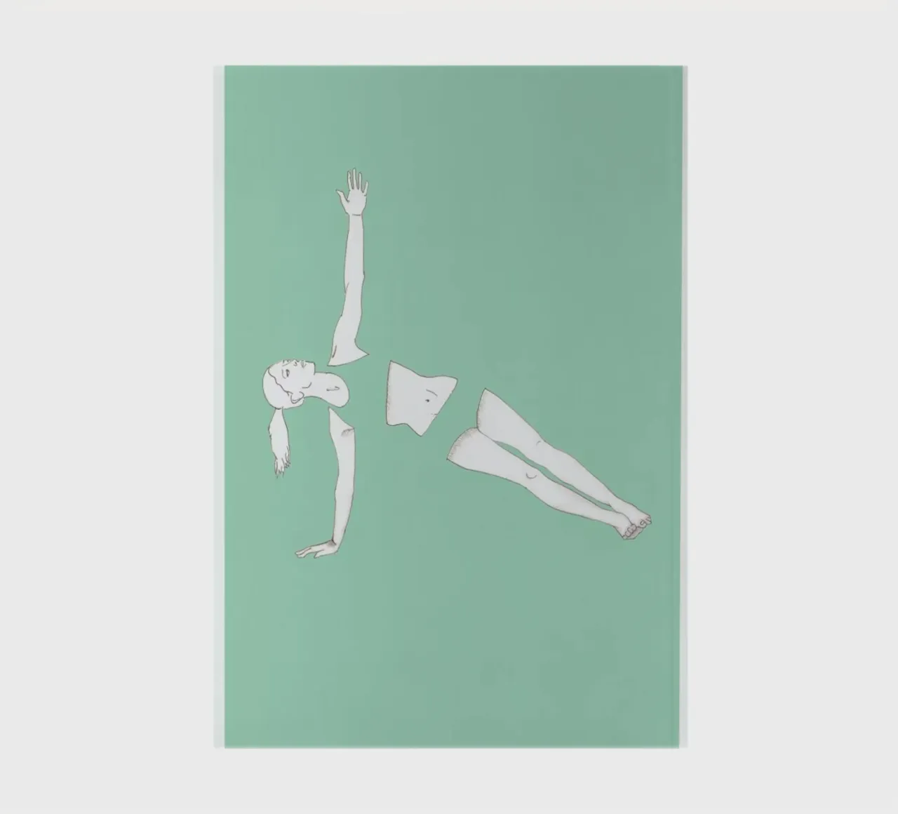 Yoga Practice 5 notebook by Sandra De Leon