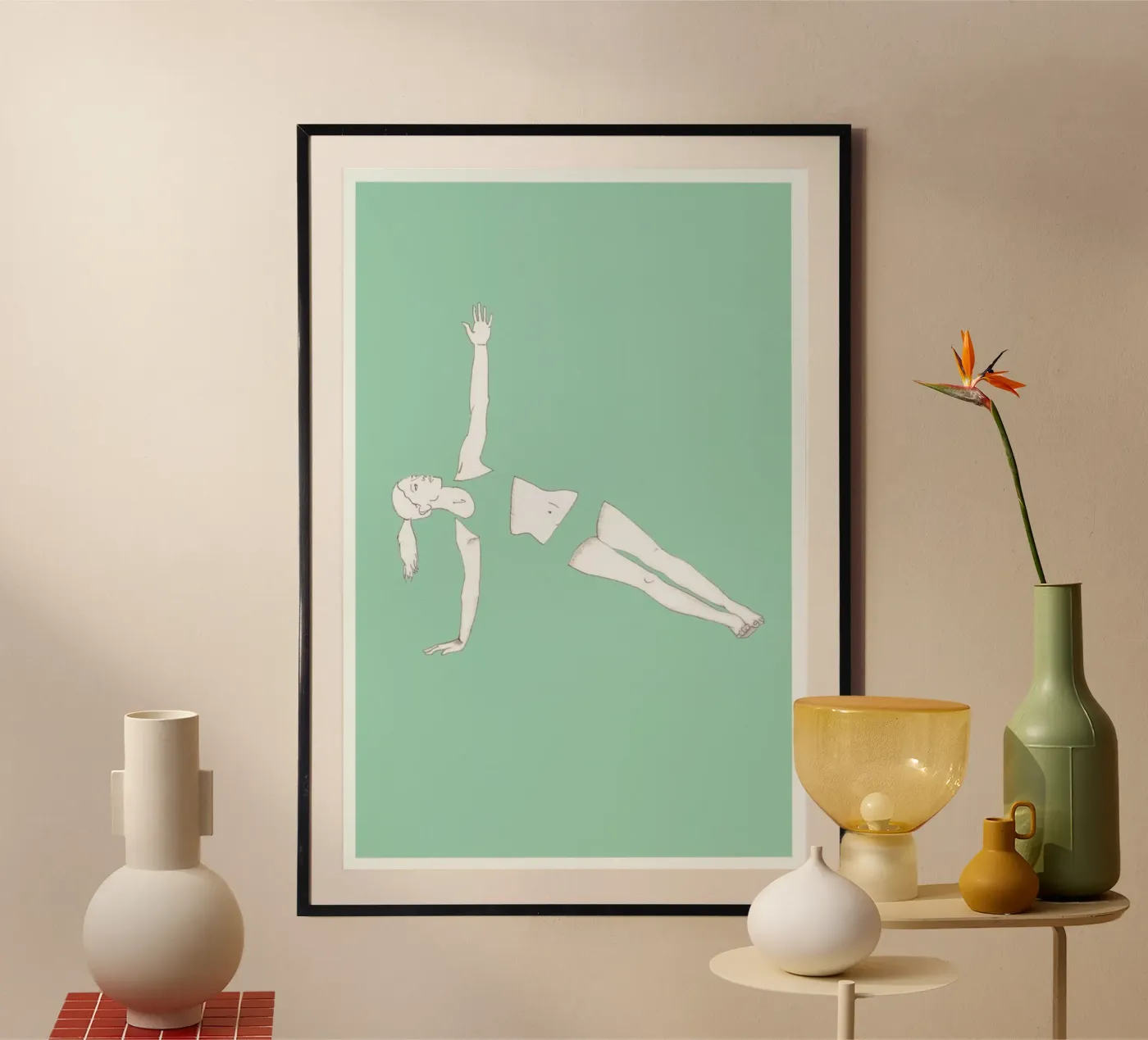 Yoga Practice 5 poster da Sandra De Leon