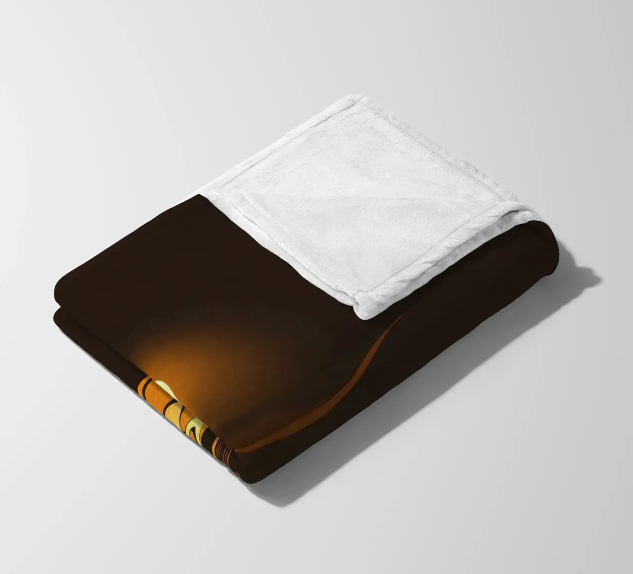Un tramonto mette in risalto un tranquillo villaggio con sentieri tortuosi coperta in pile da DesignDoodle