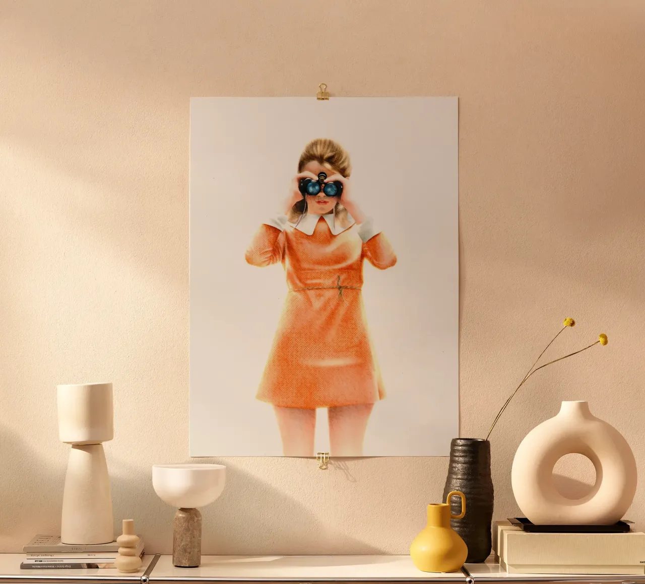Moonrise Kingdom poster con telaio in legno da heiyoum