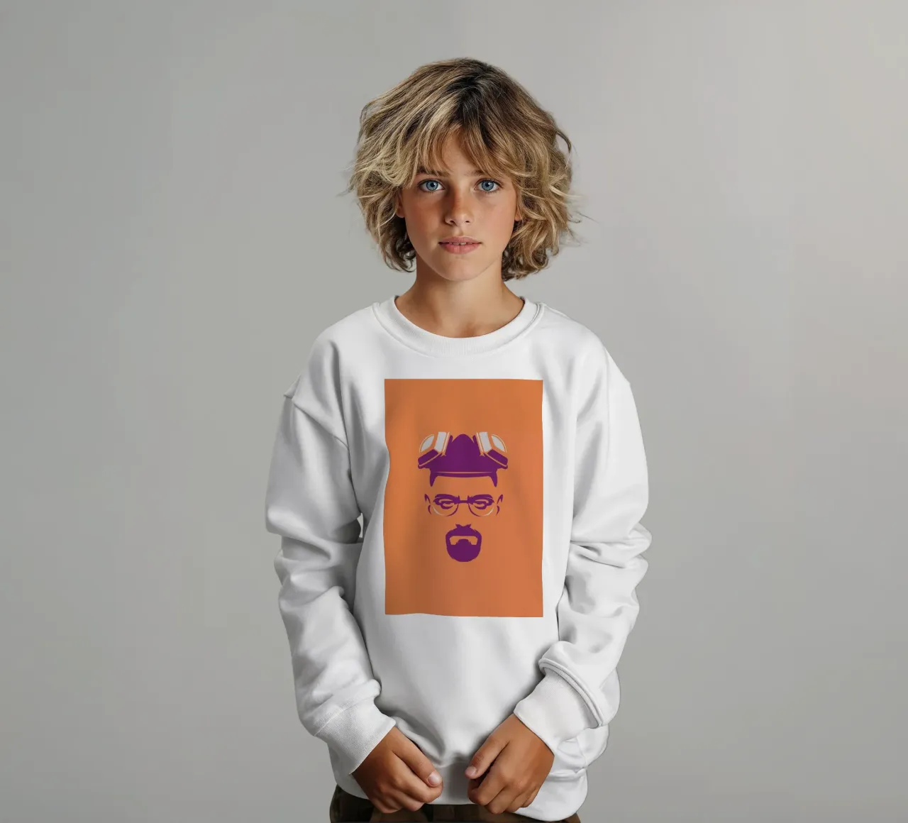 Bad felpa bambino da Bruno Morphet
