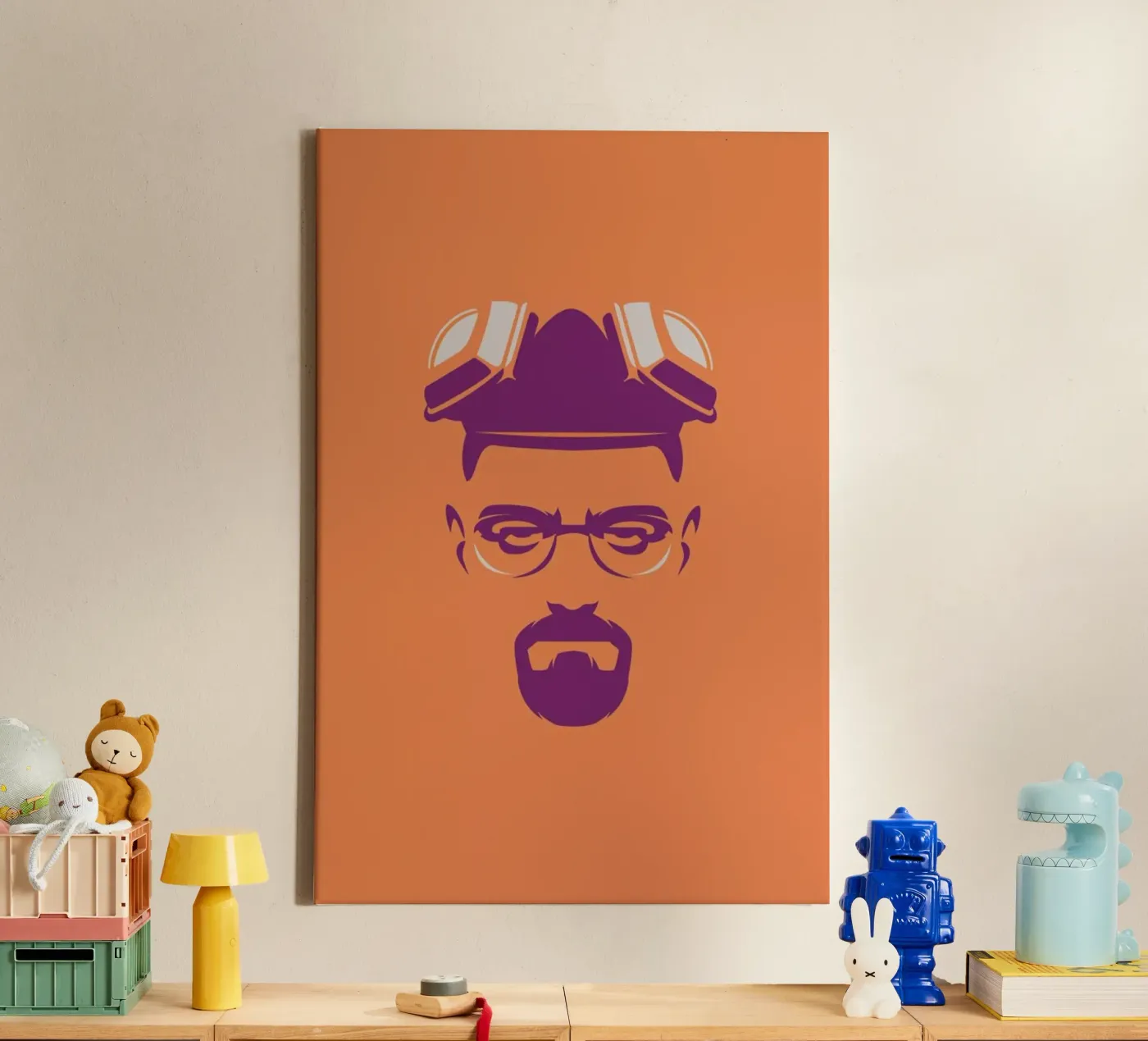 Bad canvas van Bruno Morphet