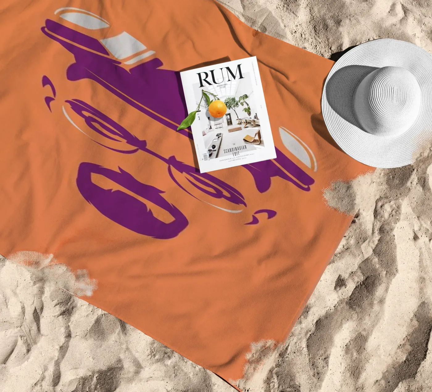 Bad strandhanddoek van Bruno Morphet