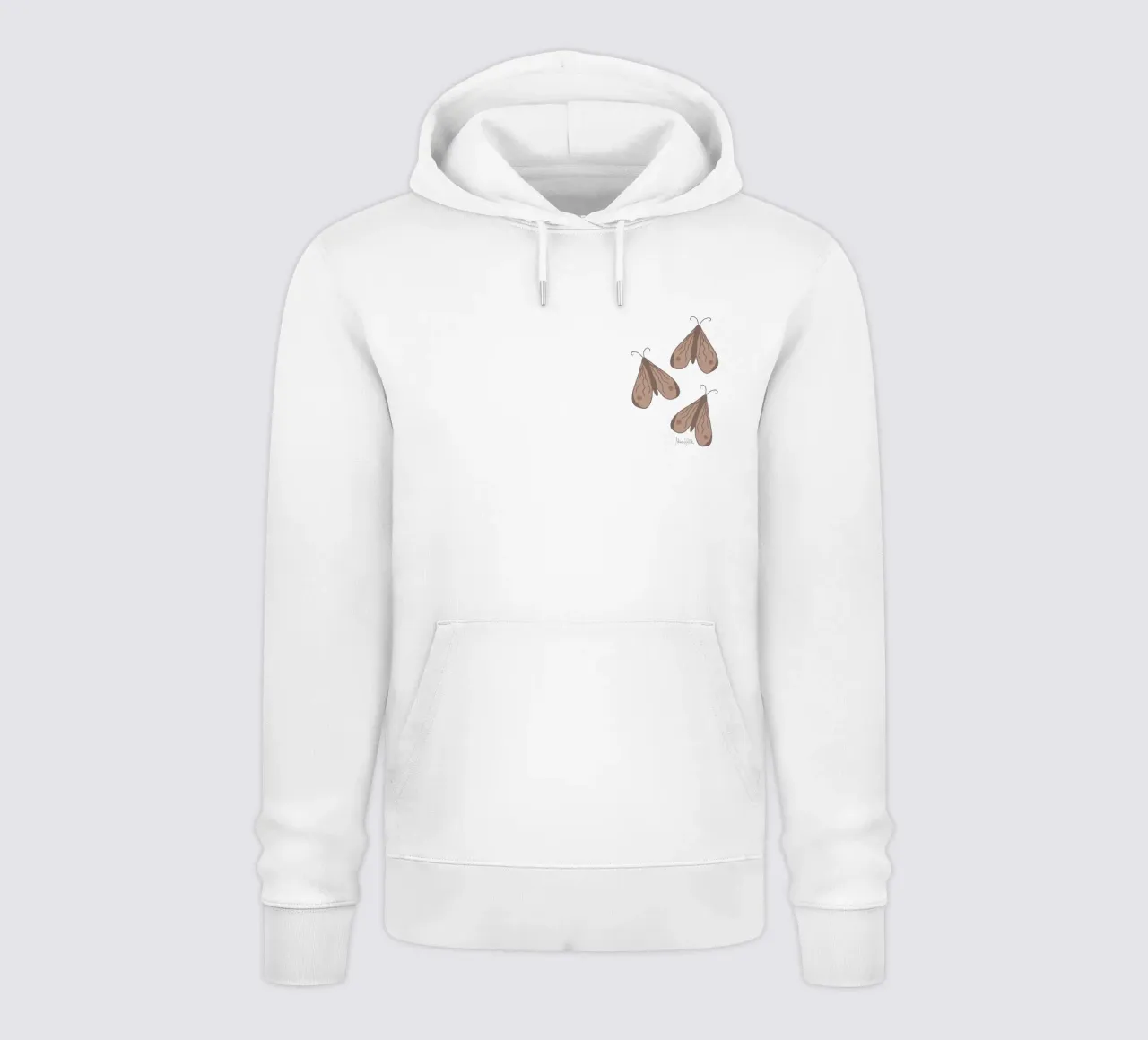 Infinite moth felpa con cappuccio da Mandalla Pattern