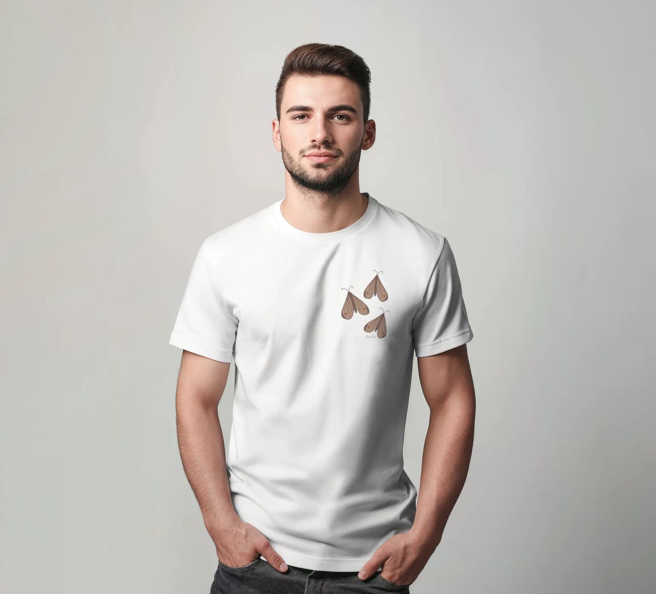 Infinite moth t-shirt da Mandalla Pattern