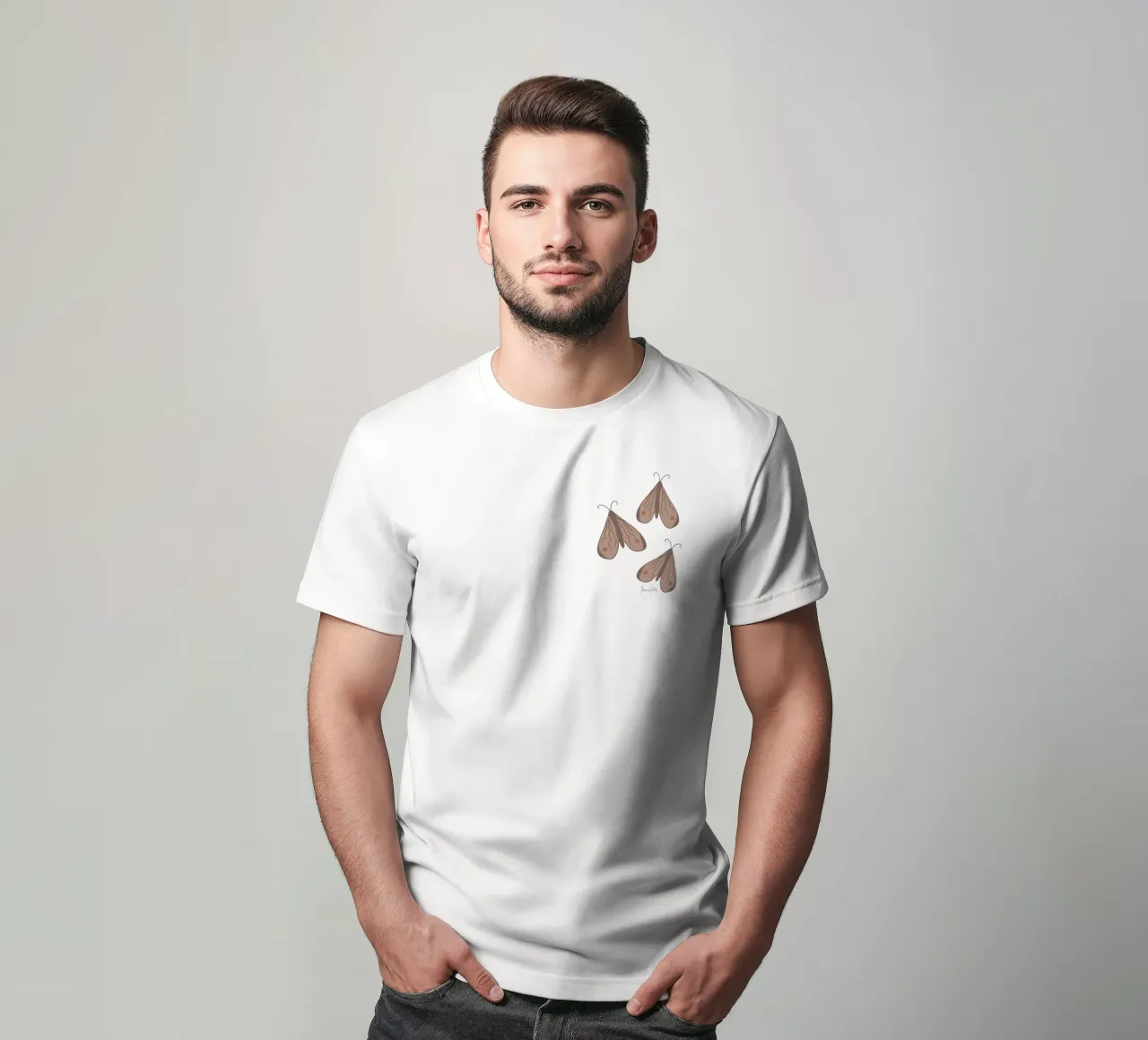 Infinite moth camiseta de Mandalla Pattern