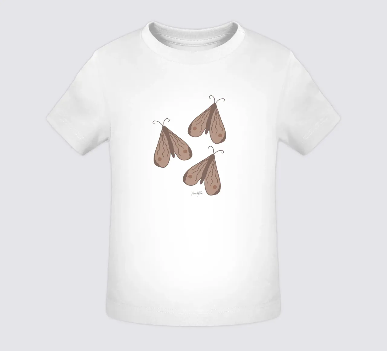 Infinite moth maglietta neonato da Mandalla Pattern