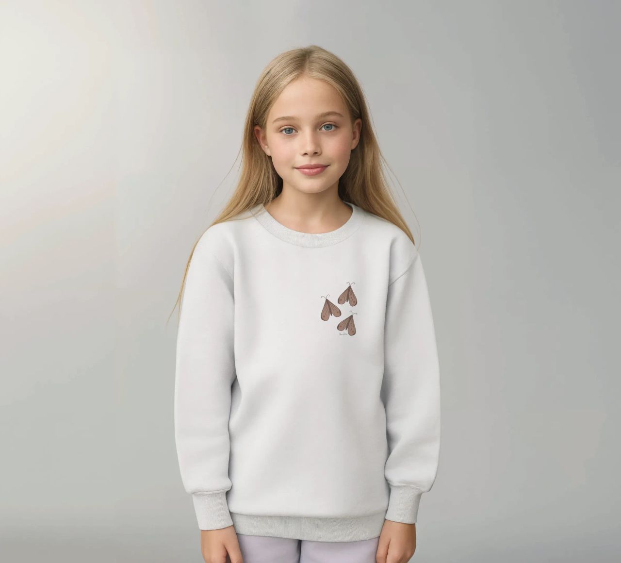 Infinite moth felpa bambino da Mandalla Pattern