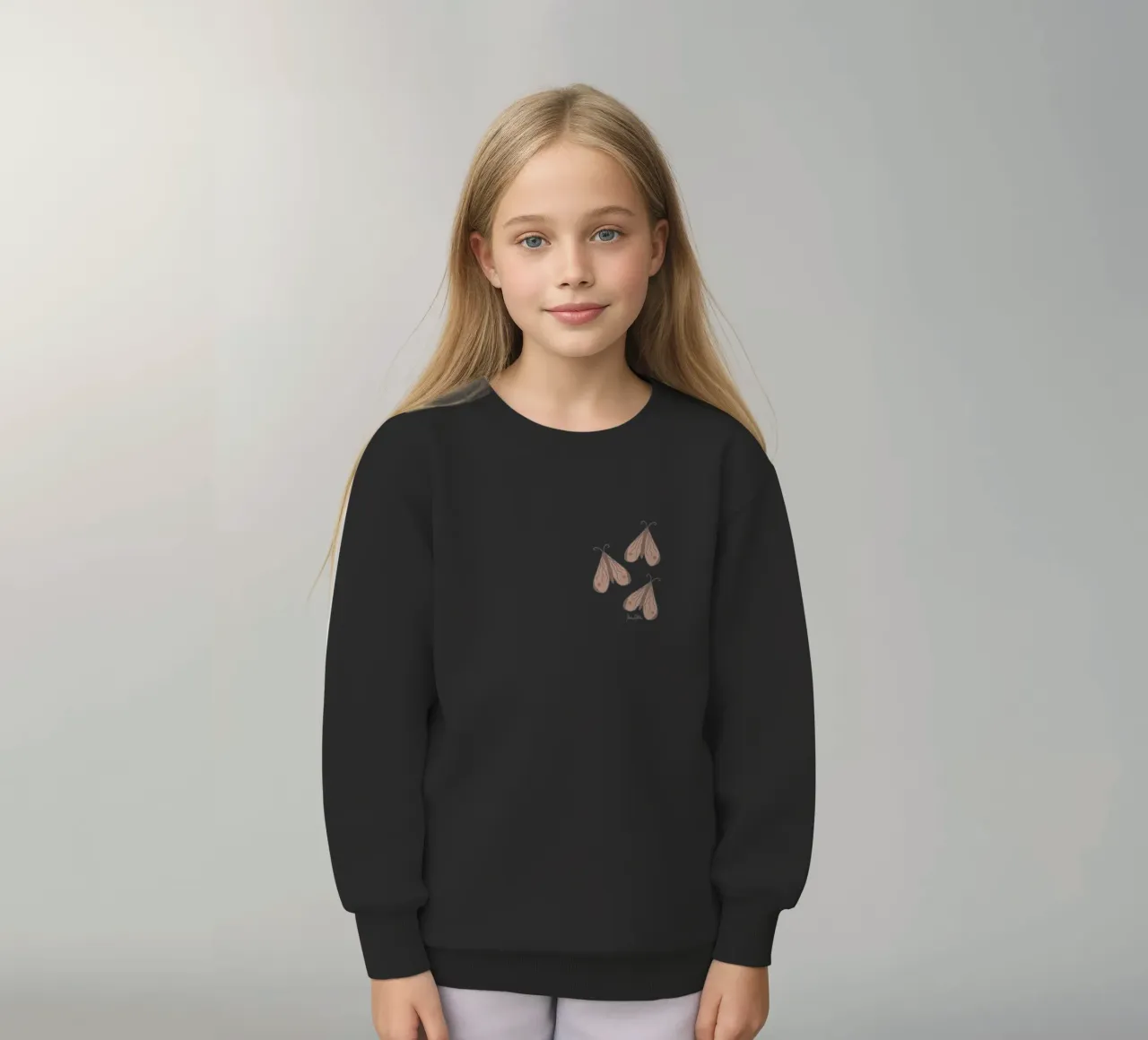 Infinite moth felpa bambino da Mandalla Pattern