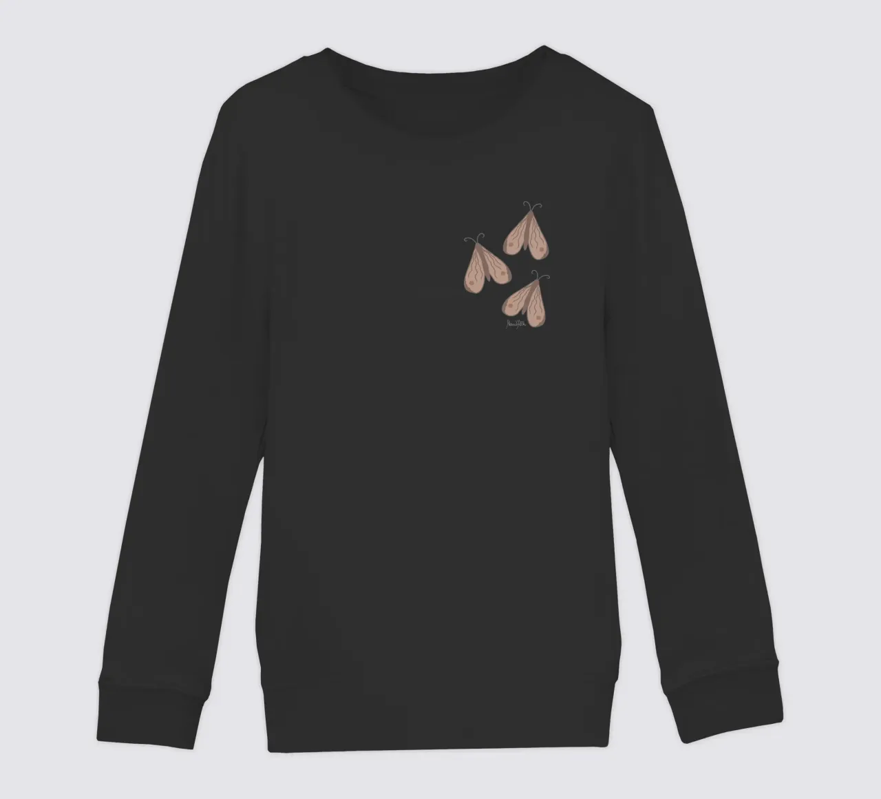 Infinite moth felpa bambino da Mandalla Pattern