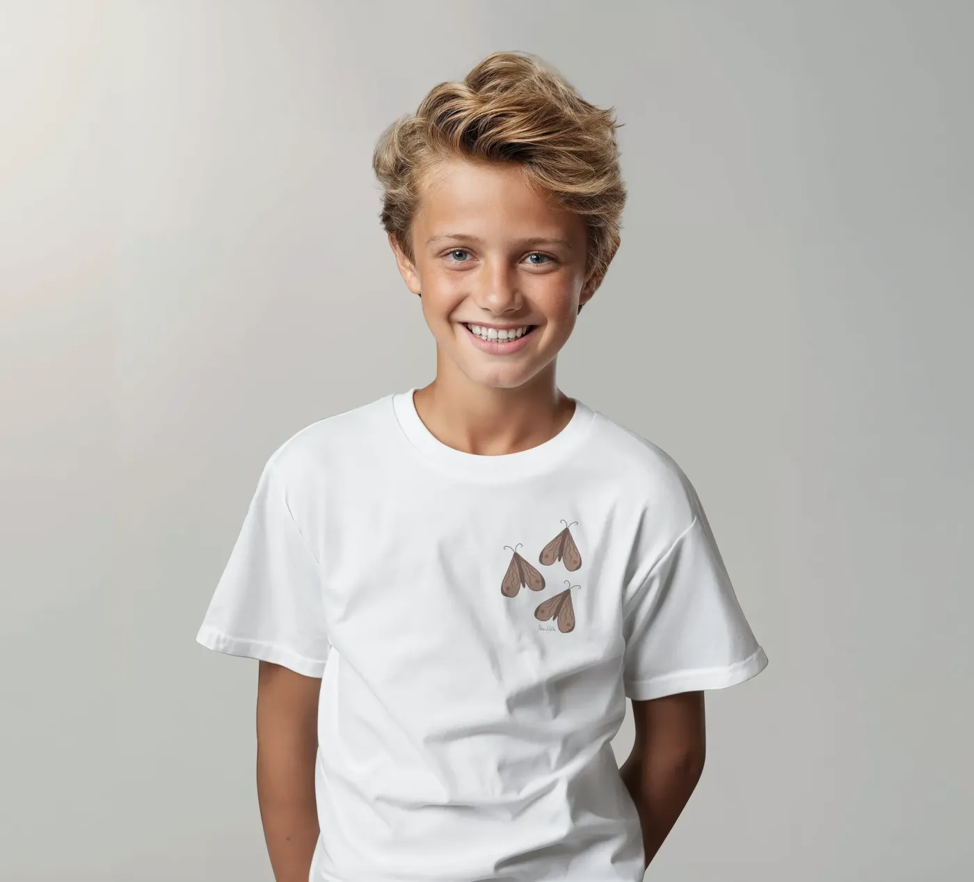Infinite moth t-shirt bambini da Mandalla Pattern