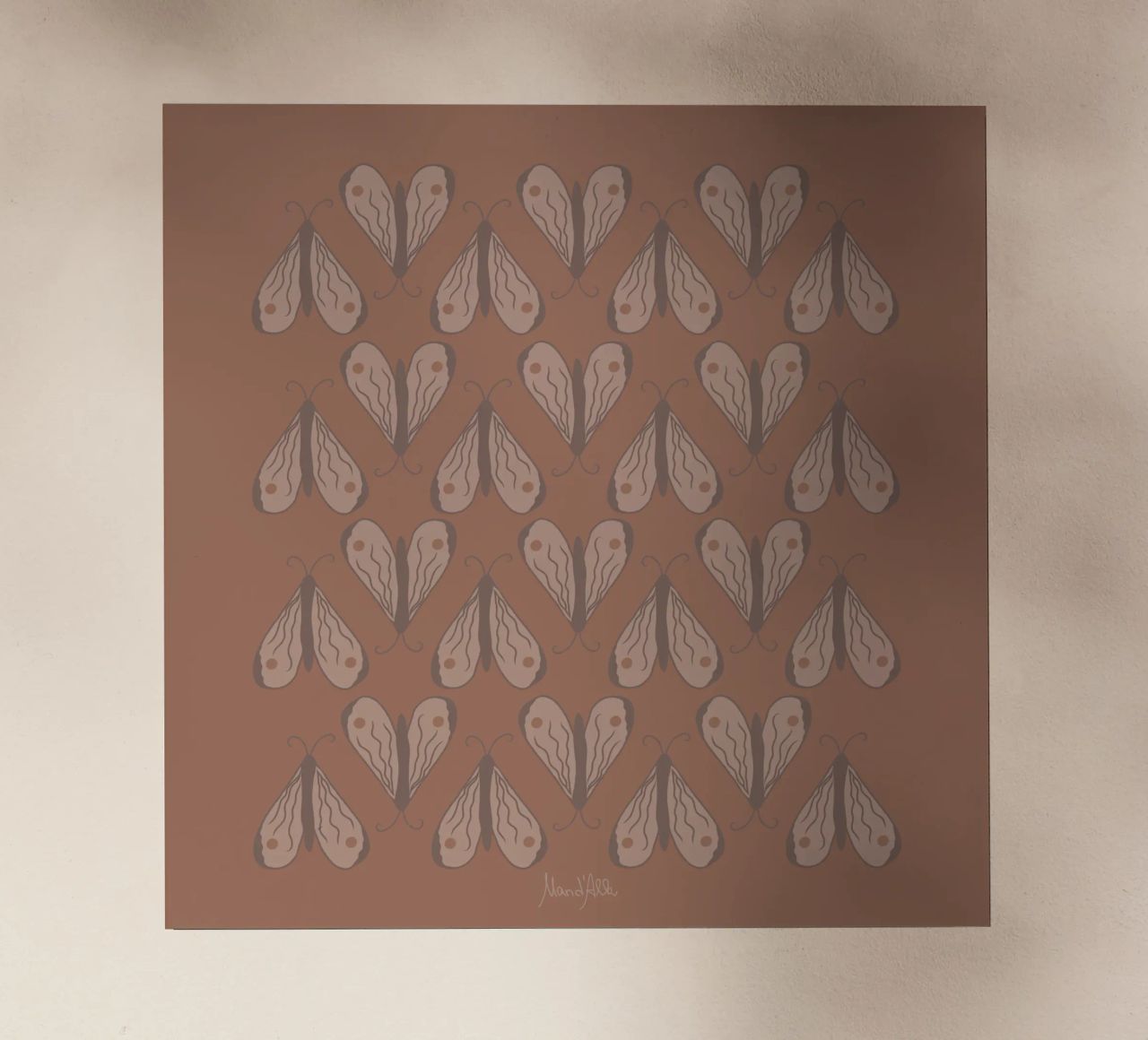 Infinite moth pellicola backlit da Mandalla Pattern