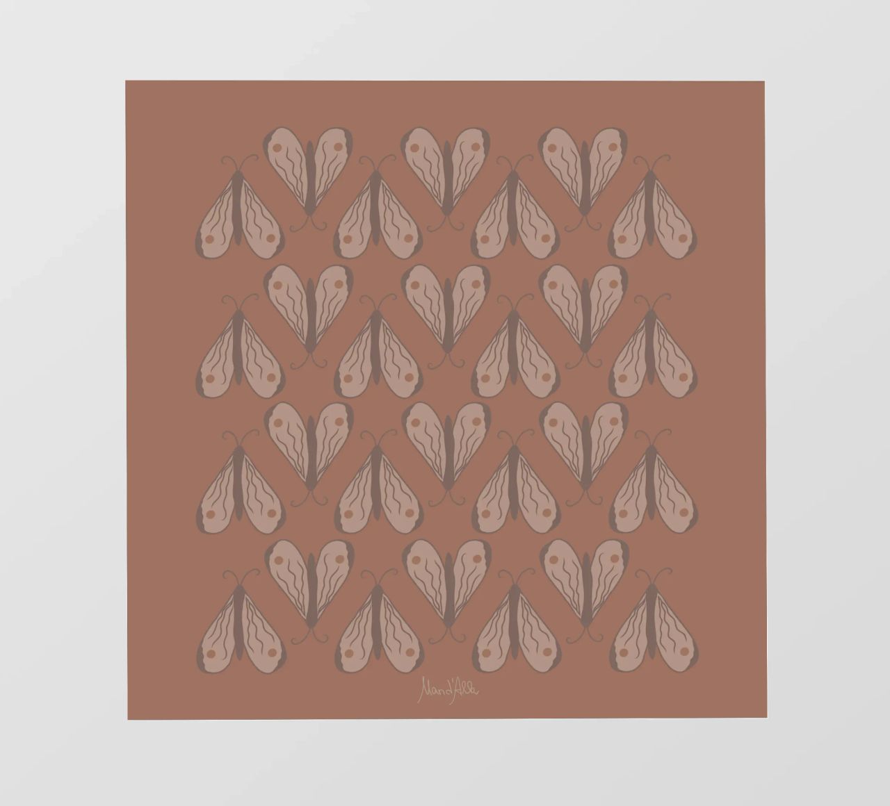 Infinite moth pellicola backlit da Mandalla Pattern