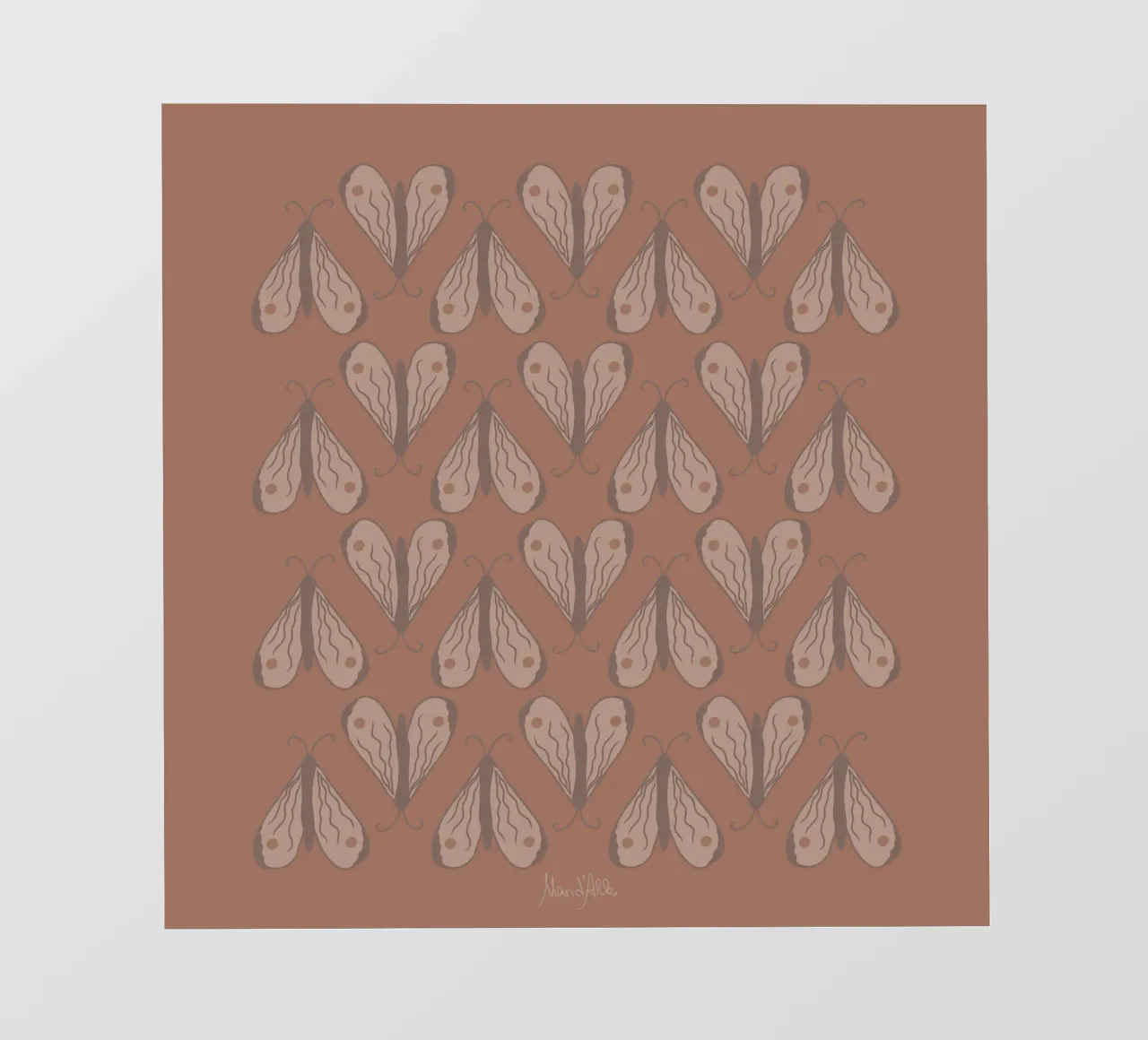 Infinite moth pellicola backlit da Mandalla Pattern
