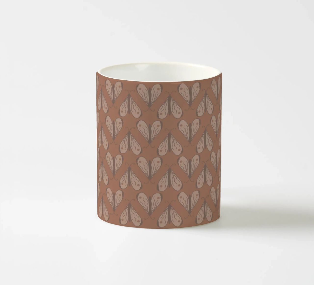 Infinite moth tazza in ceramica da Mandalla Pattern