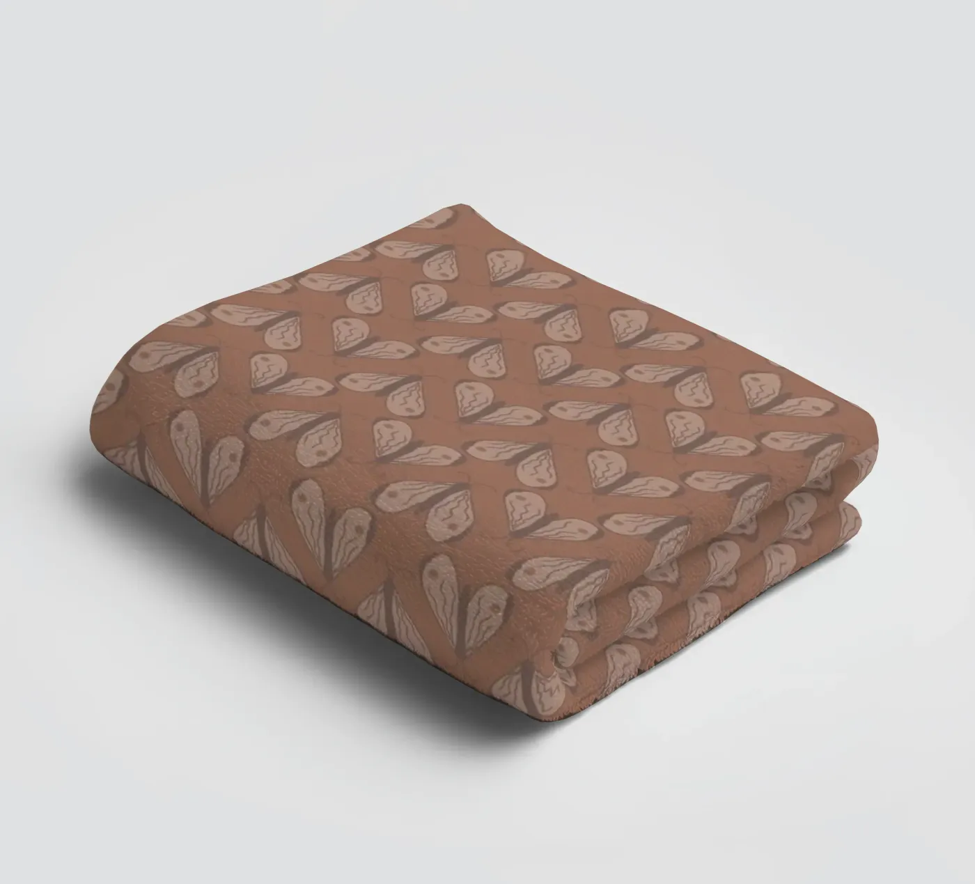 Infinite moth towel by Mandalla Pattern