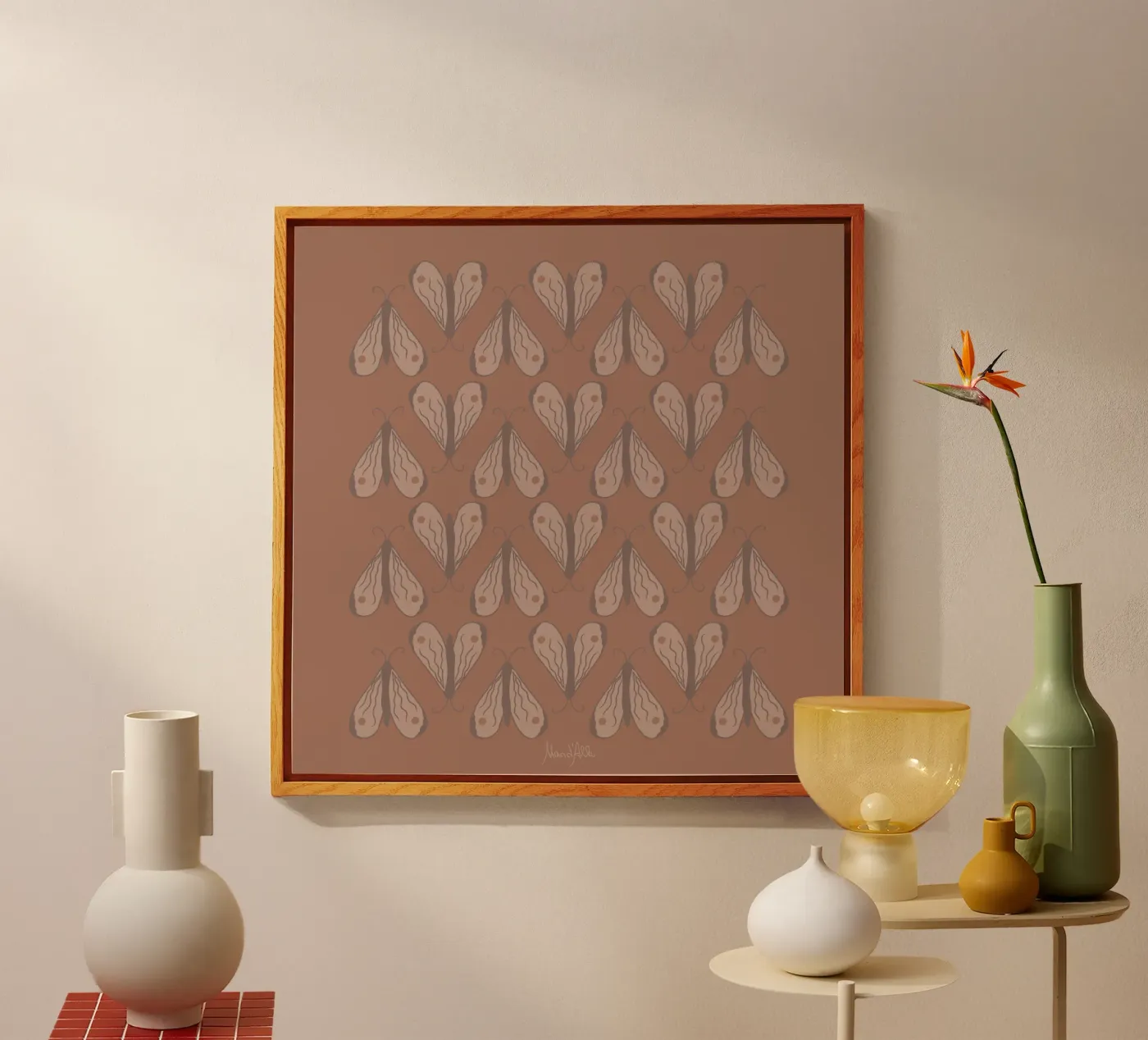 Infinite moth plexiglass da Mandalla Pattern