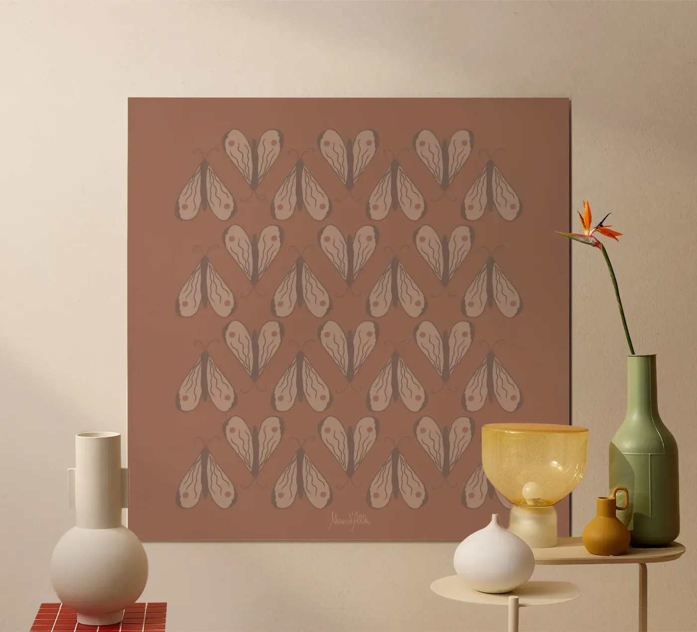 Infinite moth poster da Mandalla Pattern