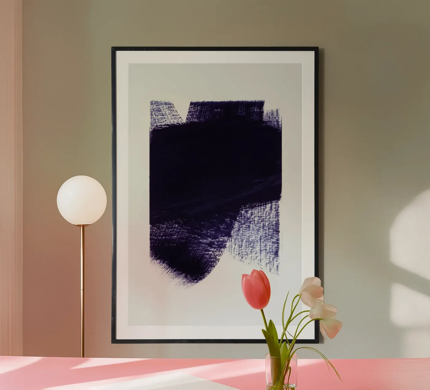Minimal 4 poster van IRIS LEHNHARDT FINE ART