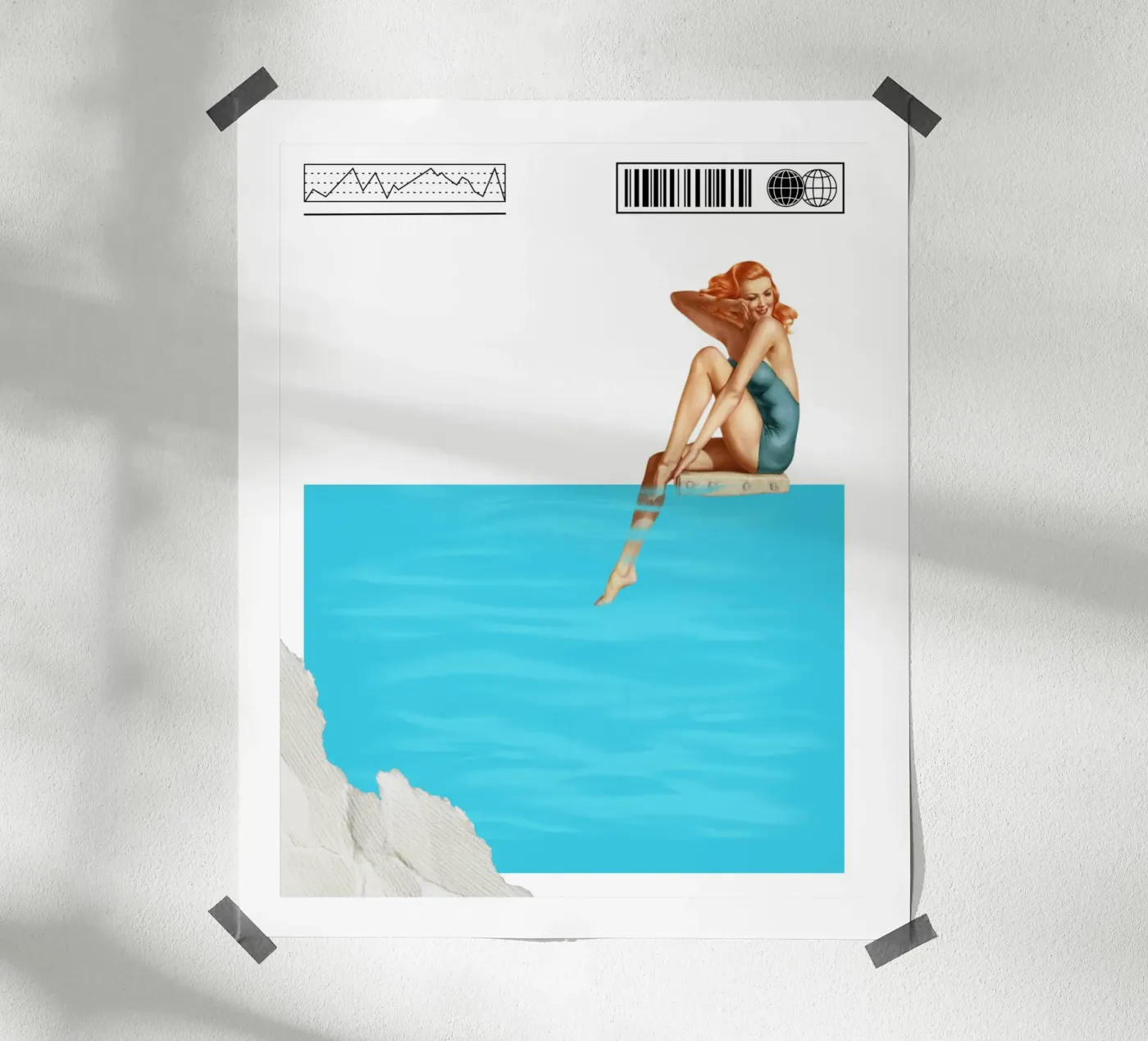 BLUE SERENITY poster da SMRT STUDIO