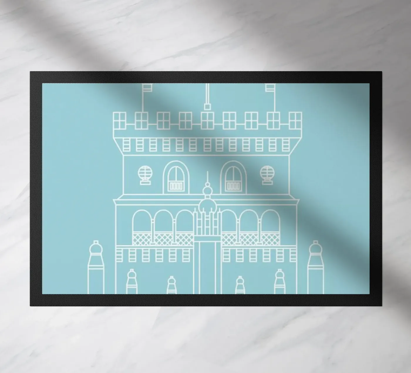 Lisbon deurmat van Sara Signorini