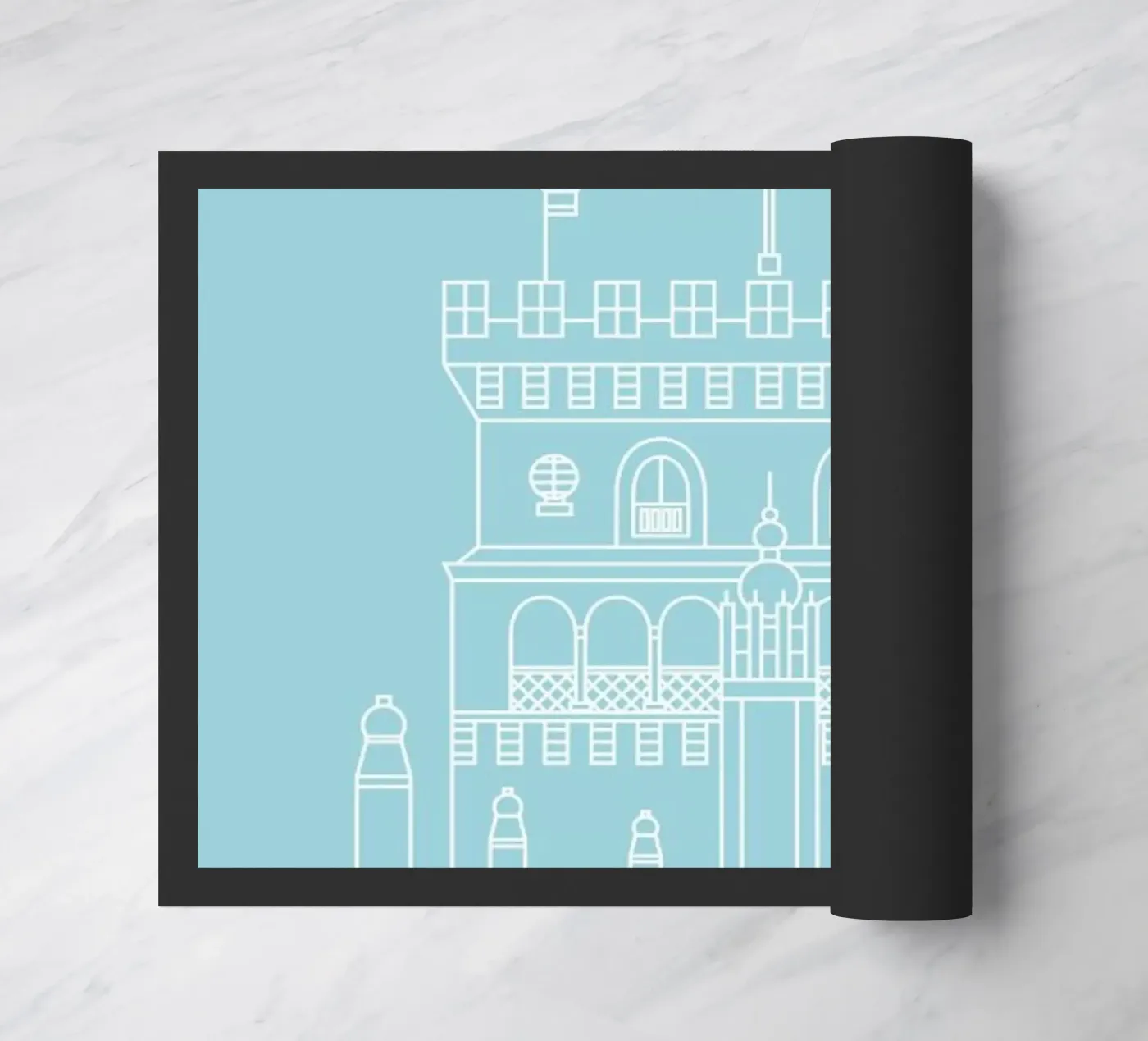 Lisbon deurmat van Sara Signorini