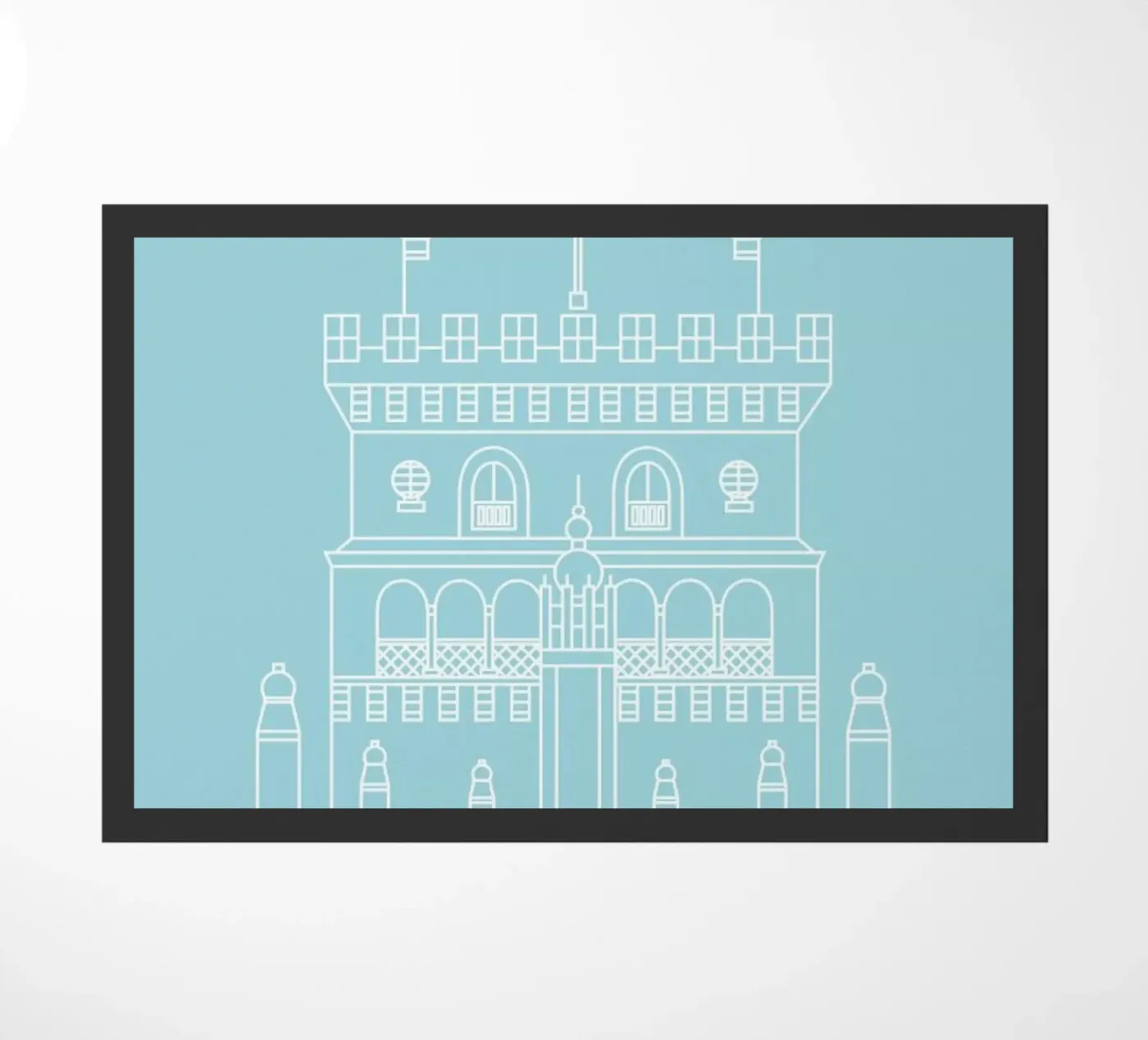 Lisbon deurmat van Sara Signorini